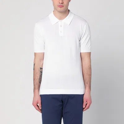 Roberto Collina White Polo In Cotton In White