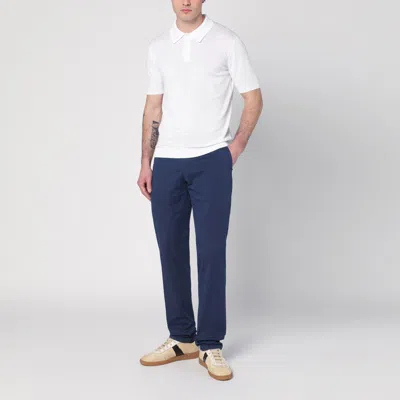 Roberto Collina White Polo In Cotton In White