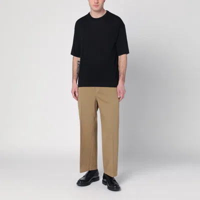 Roberto Collina Basic Polo T-shirt In Black