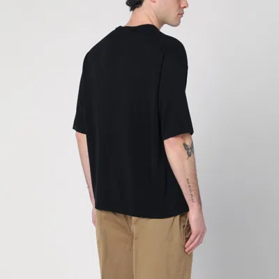 Roberto Collina Basic Polo T-shirt In Black