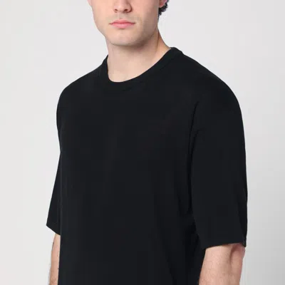 Roberto Collina Basic Polo T-shirt In Black