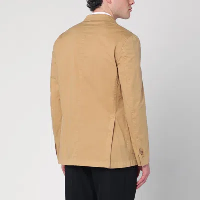 Santaniello Essential Single-breasted Blazer In Beige