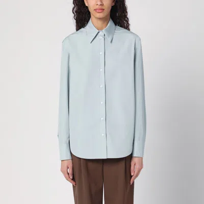 Loulou Studio Oversized Button-up Shirt In Light Blue