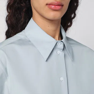 Loulou Studio Oversized Button-up Shirt In Light Blue