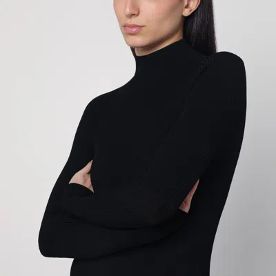 Alaïa Mock-neck Long Sleeve Bodysuit In Black