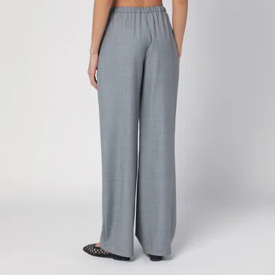 Loulou Studio Gray Wide Pants With Drawstring In Grey