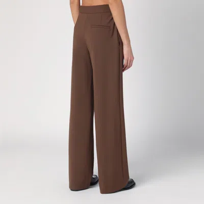 Loulou Studio Wide-leg Tailored Pants In Brown