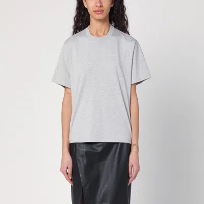 LOULOU STUDIO GREY COTTON CREW-NECK T-SHIRT 