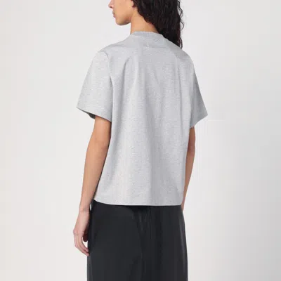 LOULOU STUDIO GREY COTTON CREW-NECK T-SHIRT 