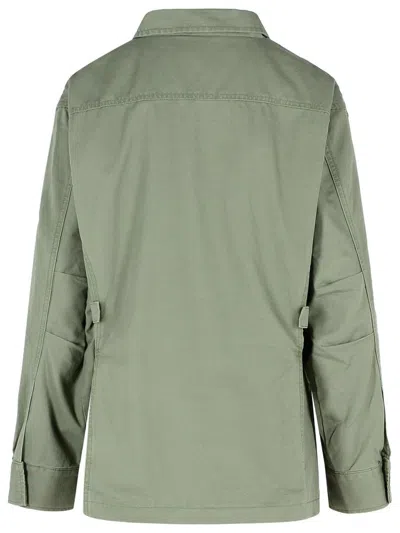 CLOSED CLOSED GREEN COTTON JACKET 