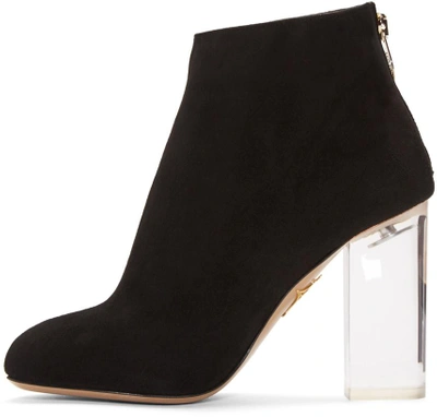 Shop Charlotte Olympia Black Alba Ankle Boots