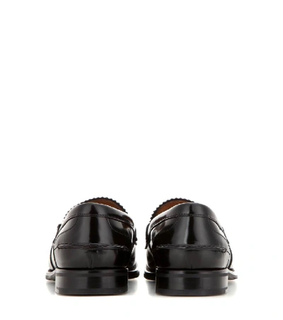 Shop Church's Leather Loafers In Llack