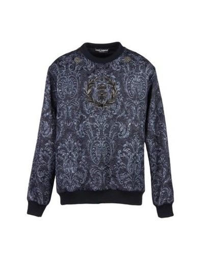 Dolce & Gabbana Sweatshirt In Dark Blue