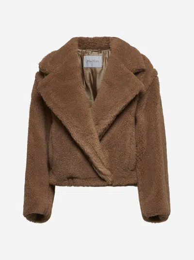 Max Mara Collared Long-sleeved Teddy Coat
