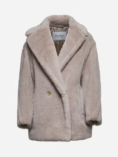 Max Mara Relaxed Fit Alpaca And Virgin Wool Blend Coat