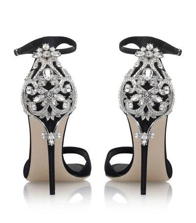 Shop Dolce & Gabbana Glory 105 Satin Sandals