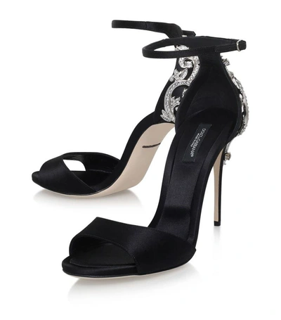 Shop Dolce & Gabbana Glory 105 Satin Sandals