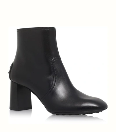 Shop Tod's Gomma Leather Ankle Boots
