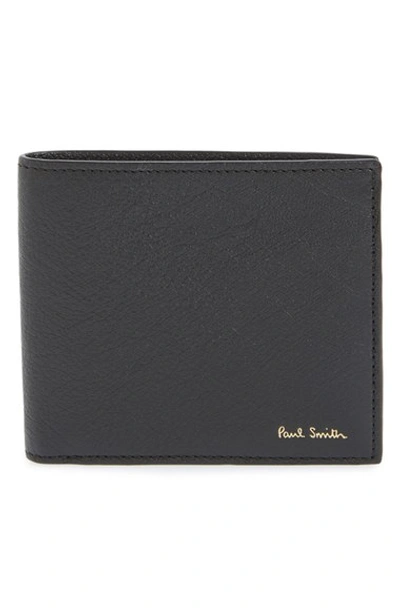 Shop Paul Smith 'buffalino' Billfold Wallet In Black