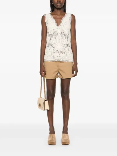 P.a.r.o.s.h Celebrity Shorts In Neutrals