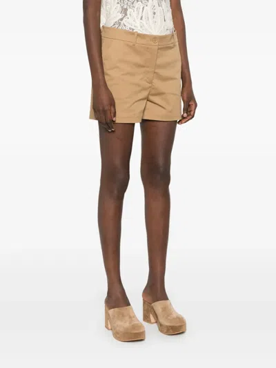 P.a.r.o.s.h Celebrity Shorts In Neutrals