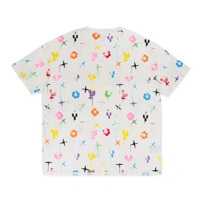 Purple Brand Textured Inside Out Tee Off White T-shirts In White