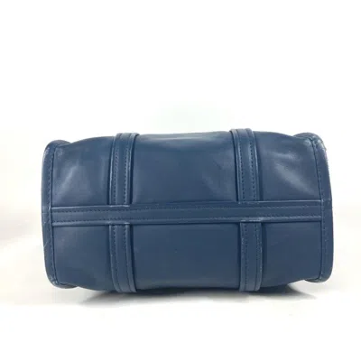 Pre-owned Balenciaga Navy Leather Handbag Shoulder Bag Tote Bag ()