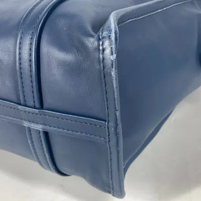 Pre-owned Balenciaga Navy Leather Handbag Shoulder Bag Tote Bag ()