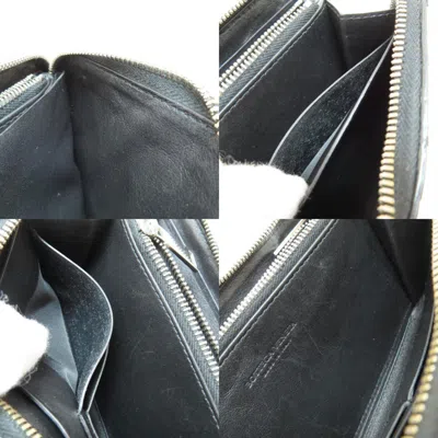 Pre-owned Bottega Veneta Intrecciato Black Intrecciato Coin Purse/coin Case ()