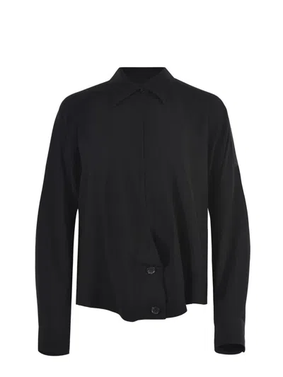 Philosophy Di Lorenzo Serafini Philosophy Shirt In Triacetate. In Black
