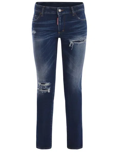 Dsquared2 Jeans  Medium Waist Jennifer Made Of Denim In Blue