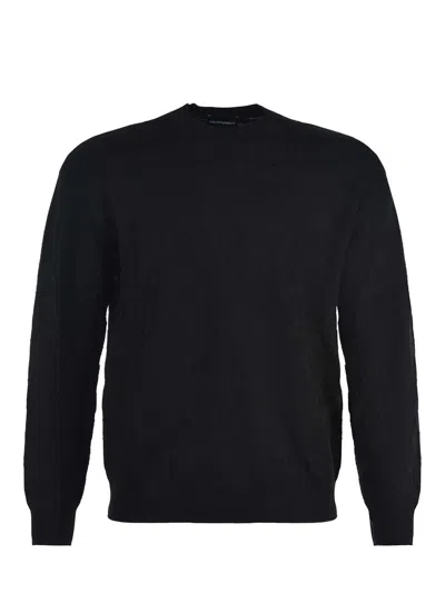 Emporio Armani Sweater In Black