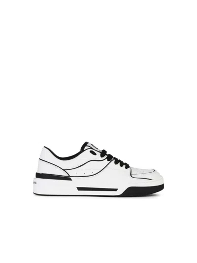 Dolce & Gabbana New Roma Leather Low-top Sneakers In White