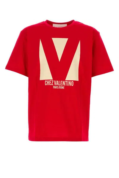 Shop Valentino Garavani T-shirt In Red