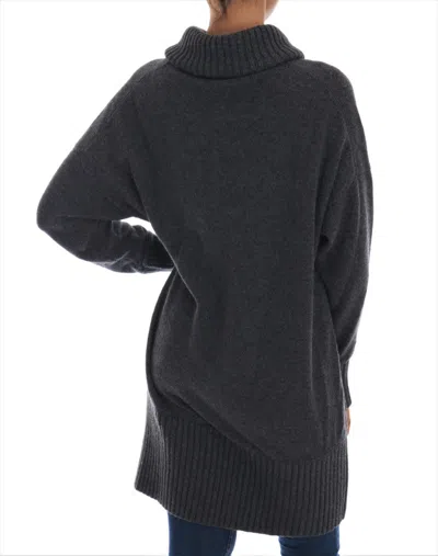 Dolce & Gabbana Enchanted Crystal Turtleneck Sweater In Gray