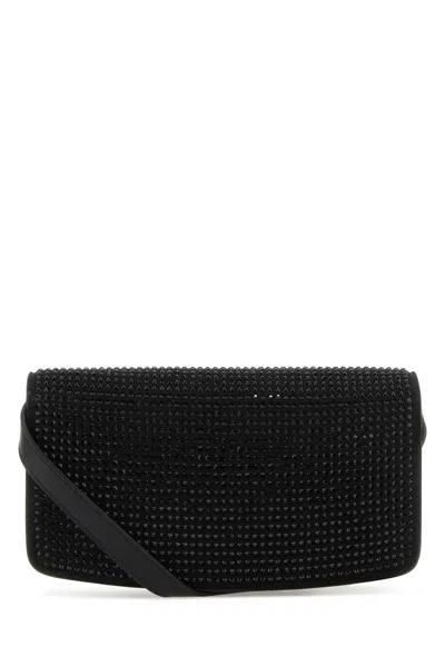 Stella Mccartney Black Alter Mat Mini S-wave Wallet