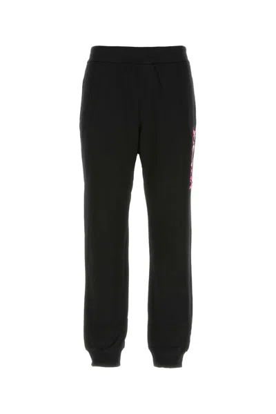 Versace Men Black Cotton Joggers