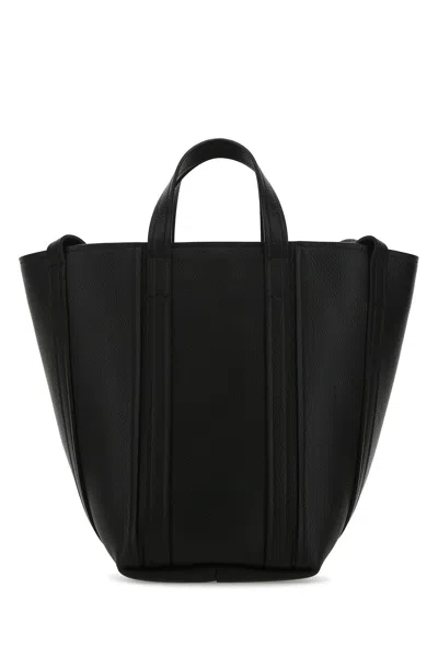 Balenciaga Black Leather Everyday Xs Handbag In Black