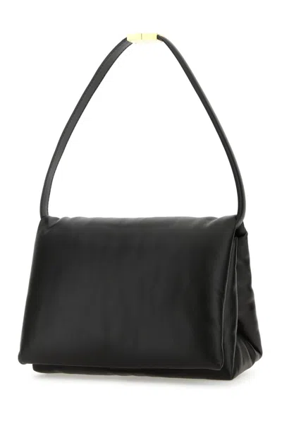 Marni Black Leather Shoulder Bag