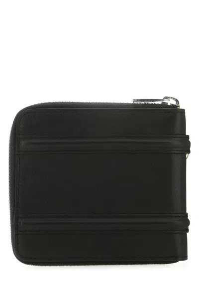 Alexander Mcqueen Black Leather Wallet