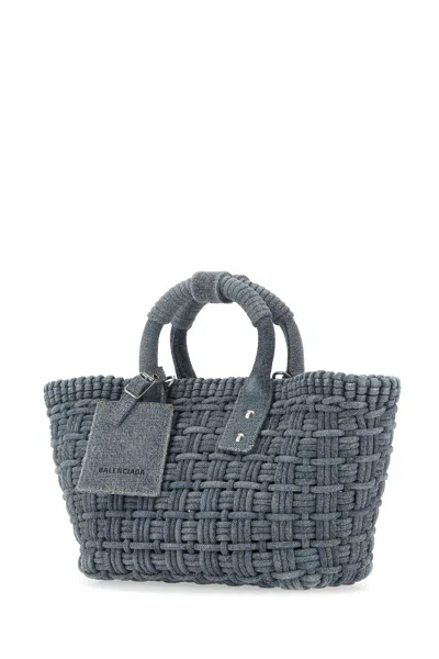Balenciaga Denim Bistro Xs Handbag