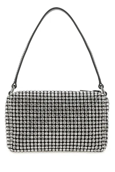 Alexander Wang Heiress Crystal-embellished Leather Top Handle Bag