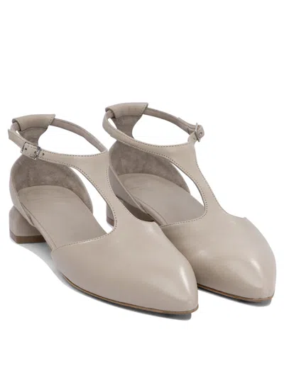 Officine Creative T-bar Block-heel Pumps In Gray