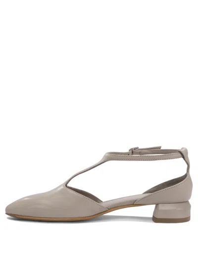 Officine Creative T-bar Block-heel Pumps In Gray