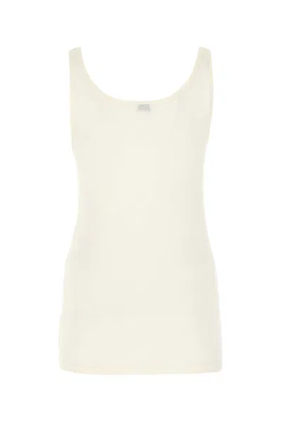Saint Laurent Ribbed Modal And Cotton-blend Jersey Tank