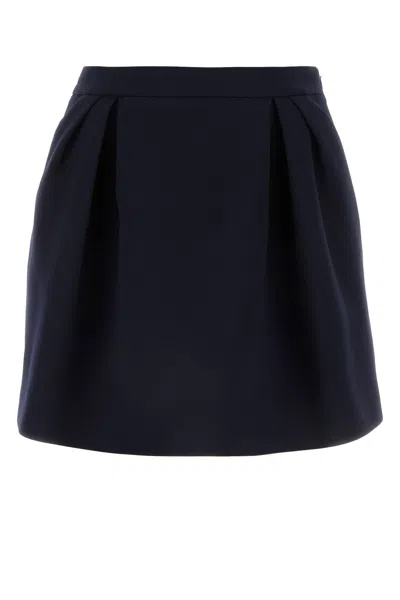 Alessandra Rich Pleated Mini Skirt