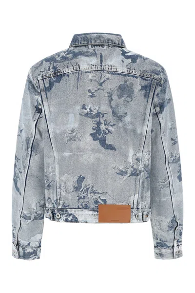 Off-white Light Blue Giacca Denim Sky Meteor