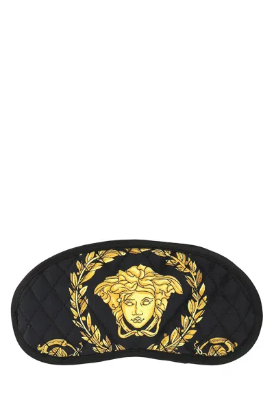 Versace Printed Silk Eye Mask