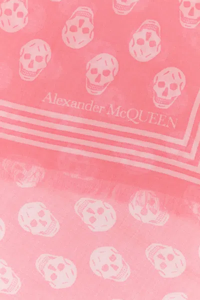 Alexander Mcqueen Coral Printed Scarf