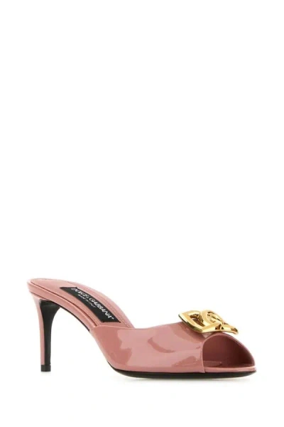 Dolce & Gabbana Women Patent Leather Sandals